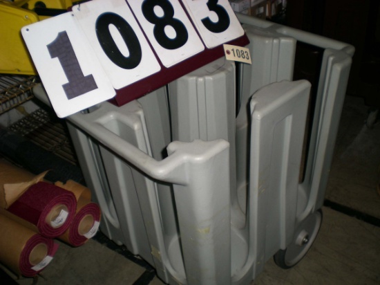 Used Cambro Dish Dolly 9.5" DC950; Gray