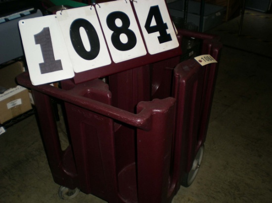 Used Cambro Dish Dolly 9.5" DC950; Dark Brown