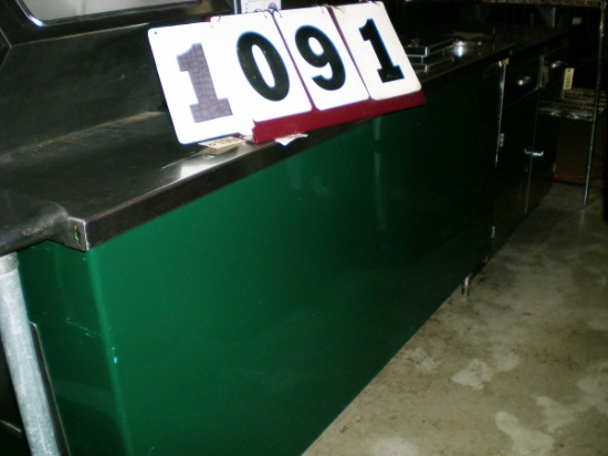 Used Shelleyglas by Delfield 30"x74" SS Beverage Prep Table