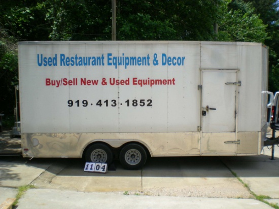 2012 Enclosed Trailer, Model Hurricane Cargo; 8'5" x 20'; Height is 9'; 2 Axle