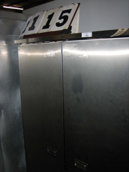 Lakeside SS Food Transporter Model 6720, Used, Minor Dents on Doors; 42" wide x 23" deep x 64" tall
