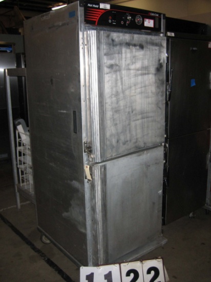 Used Cres Cor Hot Box on Casters; Model H1381834C; Has 2 Doors; 27" wide x 34" deep x 73" tall