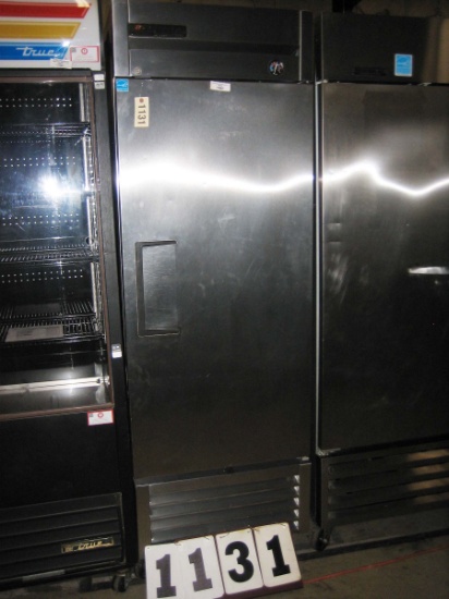 Like New True SS One Door Cooler T23; 27" wide x 26" deep x 83" tall