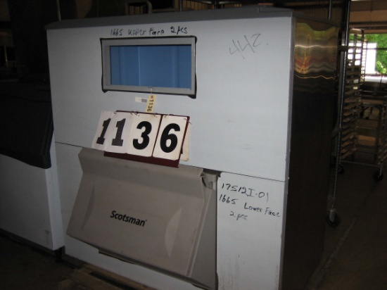 Scotsman Ice Bin; Model BH1600SS-A; 5' wide x 34" deep x 5' tall