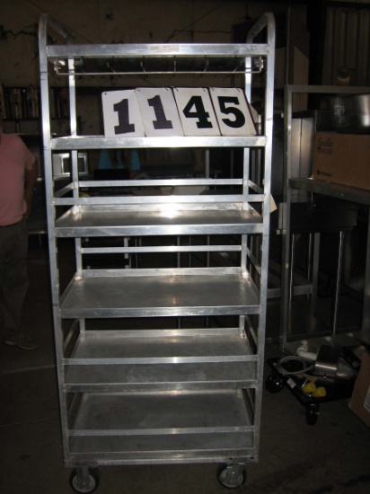 Used 6 Shelf Deli/Meat Cart; 31"x21"x74"