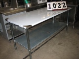 New SS Work Table 30