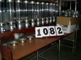 Used Wall Mounted 23 Cylinder Cereal and Candy Dispenser with Stand