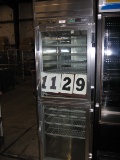 Used Beverage Air Pass Through Cooler on Casters PRD24-1BHG; Has 2 Glass Front Doors