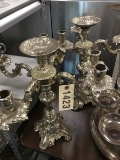 Pair of 4 Candle Candelabras