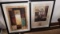 Group of 2 Framed Modern Art Prints with Glass Covers; 35x27