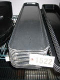 14 Used Black Cambro Insert Trays