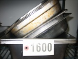 4 Used 16x4 Deli Pans and 4 Used 1/2x2 SS Pans