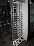 Used Prairie View Pizza Rack, 20 Pan, Aluminum, On Casters