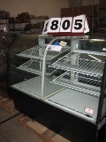 Used Federal Curved Glass Bakery Display, Dual Zone-Dry/Cooler, CGR5948-DZ