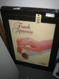 Group of 3 Manicure Hand Art Pieces on Board 32x24