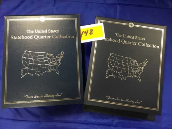 The United States Statehood Quarter Collection in Two Volumes, contains Statehood Quarters, Facts, P
