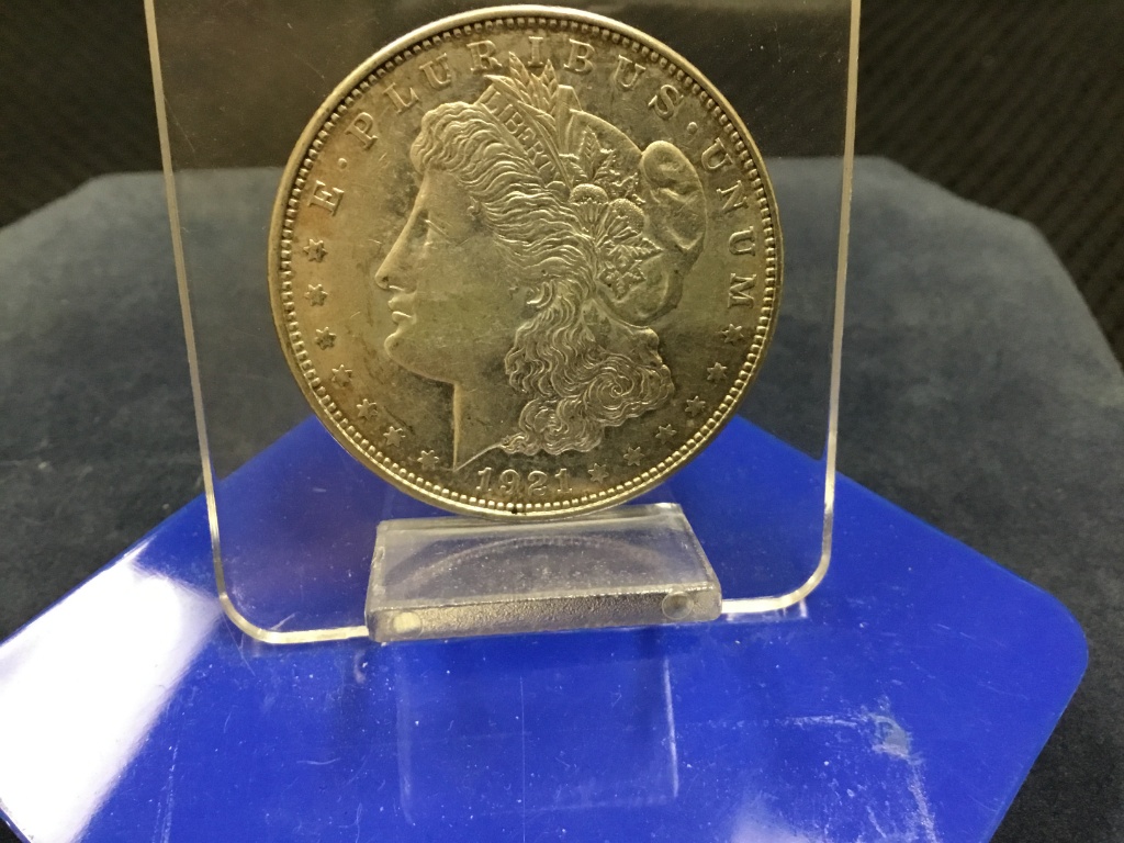 1921 United States Of America Morgan Silver Dollar E Pluribus