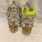 Pair of Brass Candle Wall Sconces