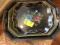 Hand Painted Floral Tole Tray, 17