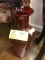 Red Blown Glass Vase, 15.5