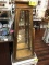 Triangular Shaped, Four Sided Display Cabinet with Door