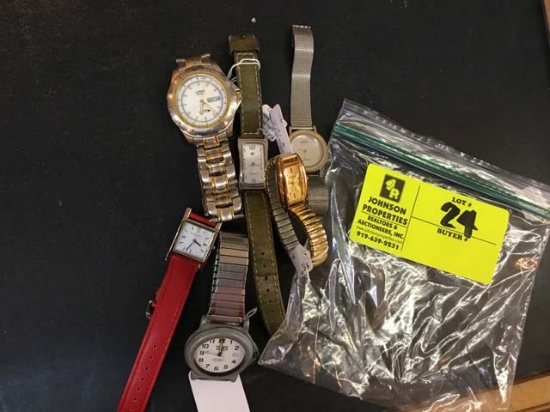 Bag of Fashion Jewelry, Watches