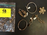 Bag of Fashion Jewelry, Bracelets