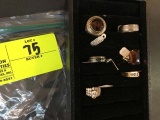 Bag of Fashion Jewelry, Rings, some sterling silver