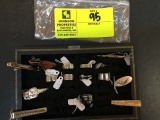 Bag of Fashion Jewelry, Men's Rings and Tie Clips