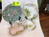 Group of Items; includes Decorative Plate, Royal Albert Bone China Hand Painted Plate