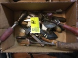 Box Lot of Vintage Tools; includes Egg Beater Drill, Carpenter's Brace