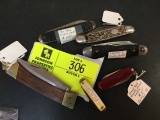 Group of 6 Assorted Pocket Knives