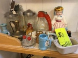 Miscellaneous Group of Kitchen Items; includes Sugar Shaker