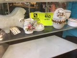 Glass Shoes, London Egg, Andrew and Sarah Ring Box, and Copeland Spode Egg Holder