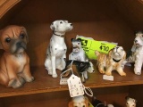 Group of Six Dog Figurines