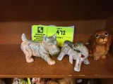 Group of 3 Dog Figurines