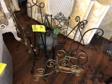 Group of Large Metal Table Top Easels (most are 18