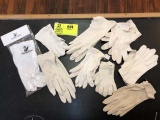 Nine Pair of Ladies' Gloves; includes One Pair Swarovksi Cleaning Gloves