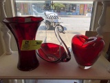 Ruby Red Vase, 9