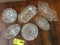 Crystal and Glass Bowl Group; Six Various Sized Bowls and Designs; sizes range from 6