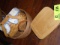 Three Longaberger Baskets; includes 1999 Two Handled Basket (8