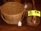 Three Longaberger Baskets; includes Basket with Wood Handle (8