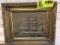 Ornate Gold Stained Framed Oil on Canvas; Tall Ship; 14