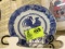 Blue and White Rooster Designed Charger (12