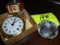 Group of Watches; includes Mickey Mouse, Endura Pocket Watch Style Time Piece and Small Sterling Dis