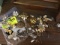 Miscellaneous Lot of Costume Jewelry; includes Earrings and Brooches/Pins