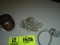 Group of Rhinestone Jewelry and Copper Cuff Bracelet