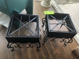 Pair of Metal Plant Stands, 10