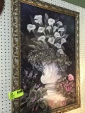 Floral Framed Art Piece 