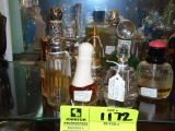 Group of Collectible Perfume Bottles; includes Crystal Perfume Atomizer, Crystal Bottles, Mikasa Bot